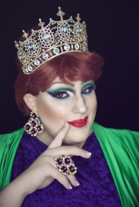 Ida Carolina in the Miss Salem Witch crown