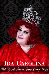 Ida Carolina wearing her Mill City All American Goddess At Large crown.